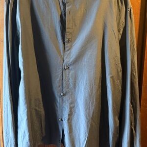 John Varvatos Charcoal Button-Up Shirt